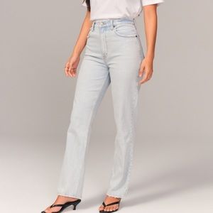 Abercrombie Curve Love Carpenter Straight Jeans